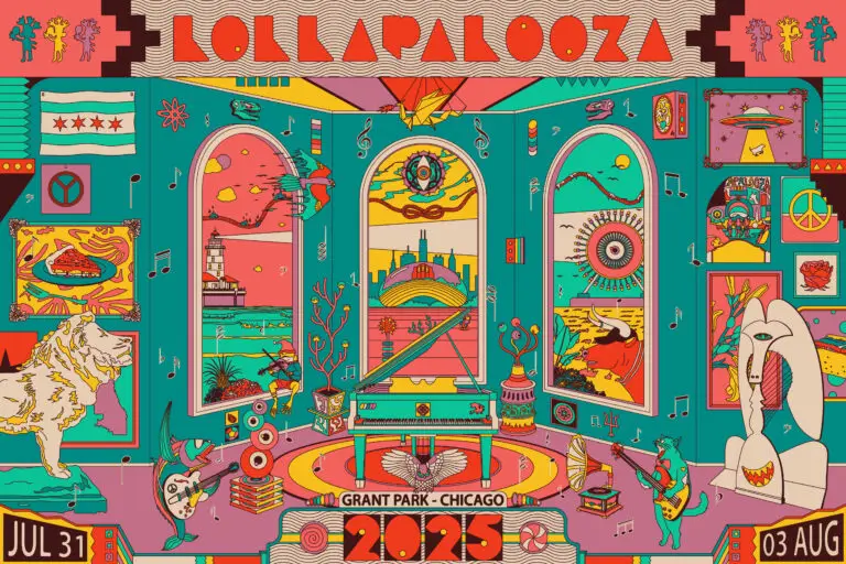 Lollapaloza poster, 2025